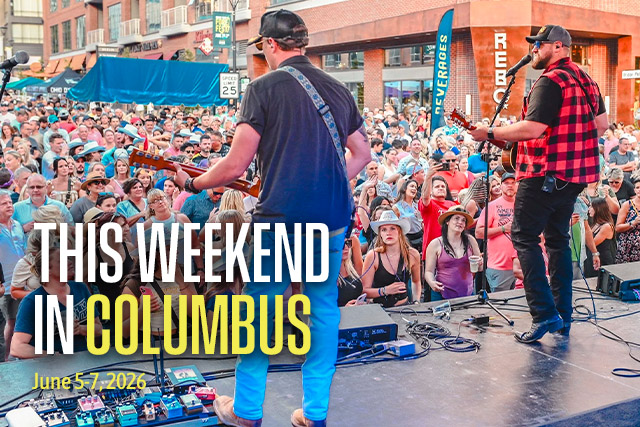 This Weekend in Columbus graphic.