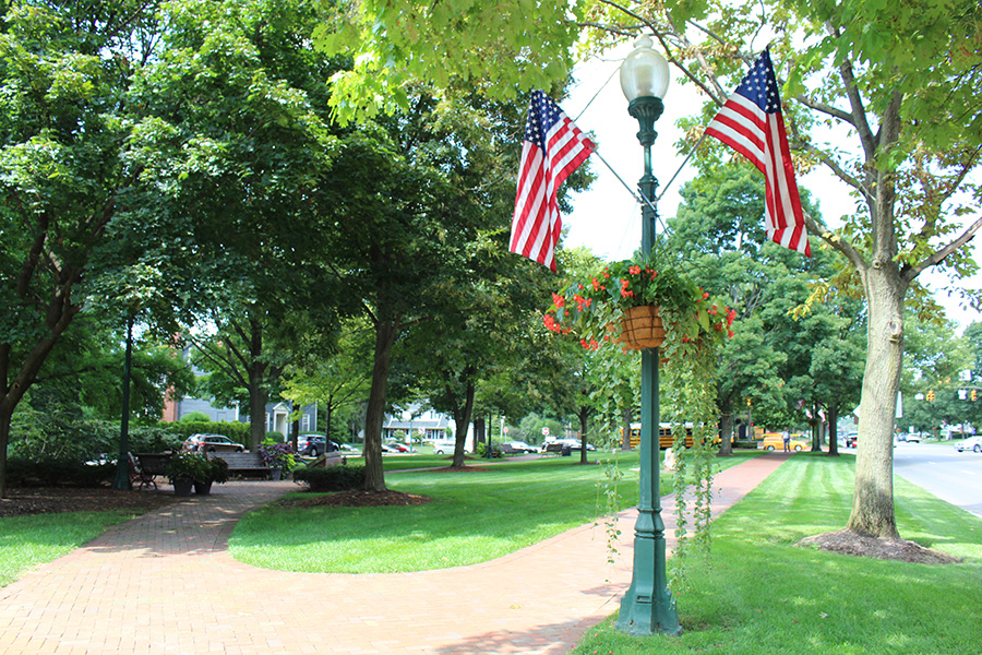 Image of a park in Worthington.