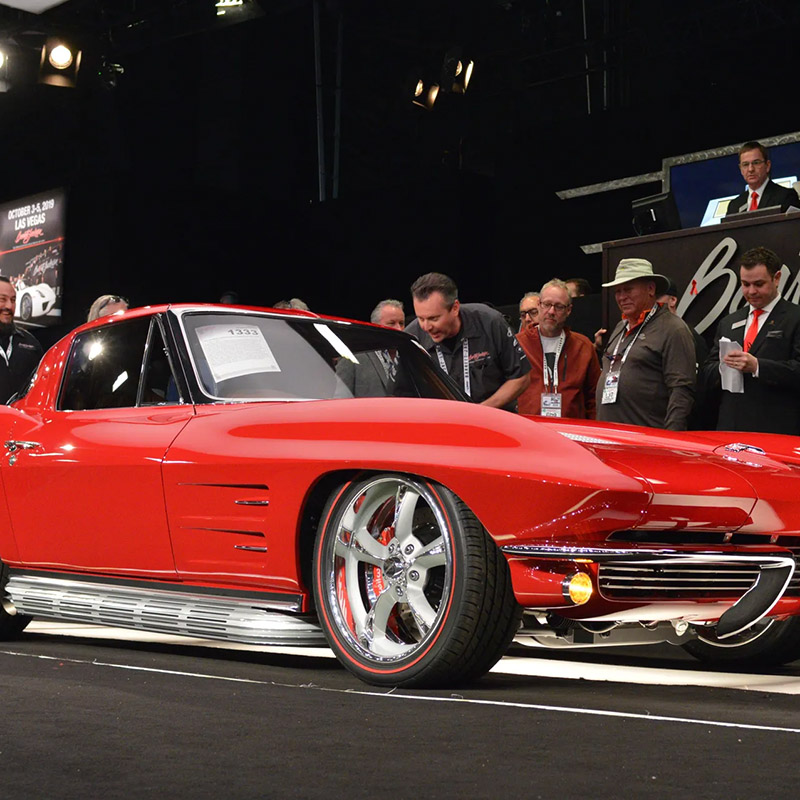 Image of a car at auction.