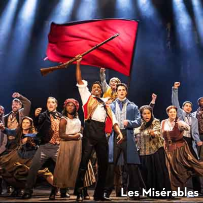 A scene from the musical Les Miserables