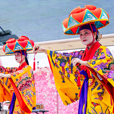 Performers at the National Cherry Blossom Festival, Sakura Sunday at National Harbor
