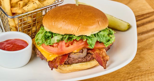 Dollywood Theme Park | Bacon Cheeseburger with Fries