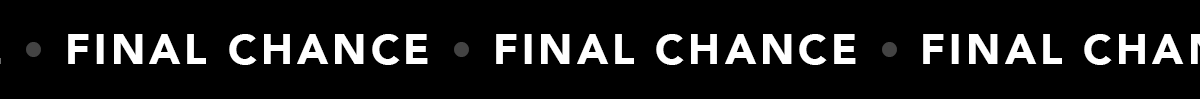 Final Chance banner