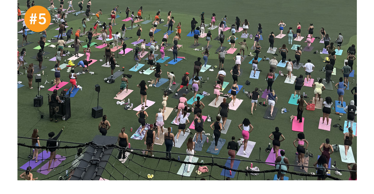 Pilates in the Park and Indianapolis Indians