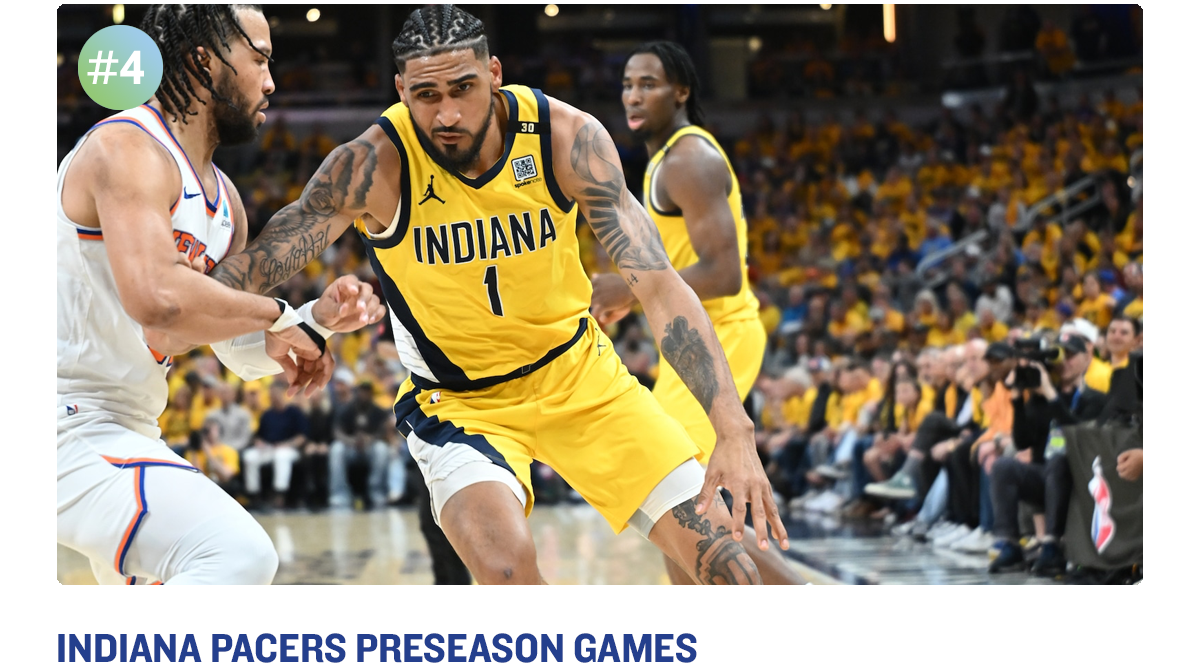 Indiana Pacers Preseason Games