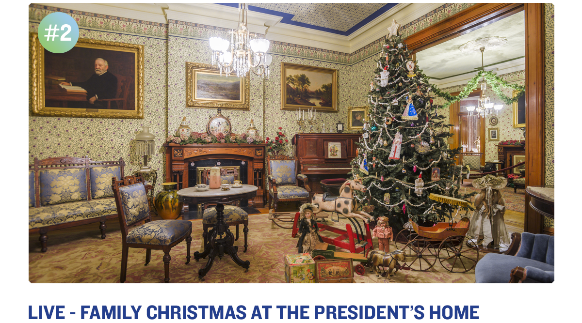 Live - Family Christmas at the President’s Home