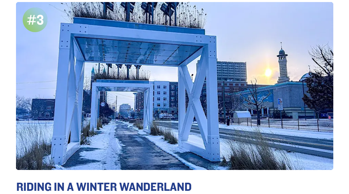 Riding in a Winter Wanderland
