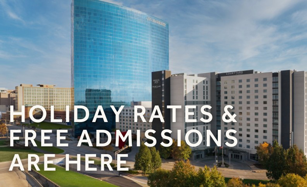 Holiday Rates & Free Admissions Are Here