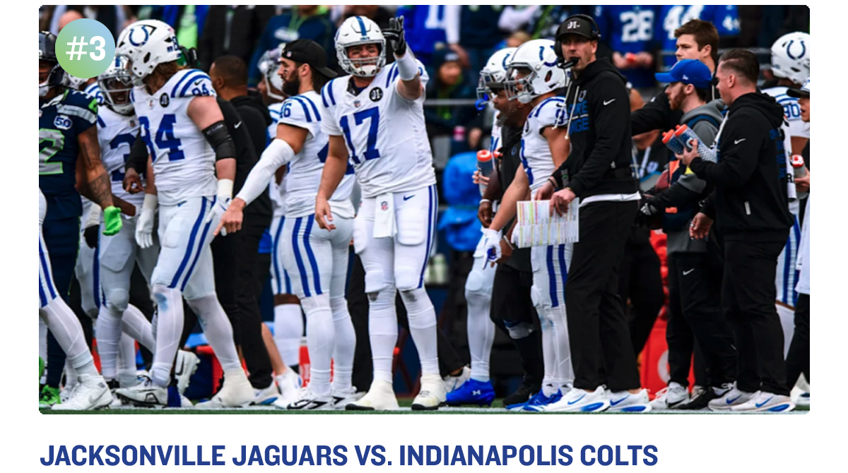 Jacksonville Jaguars vs. Indianapolis Colts