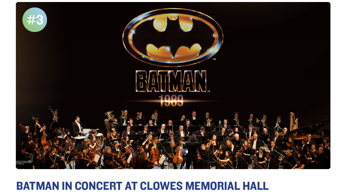 Batman in Concert at Clowes Memorial Hall