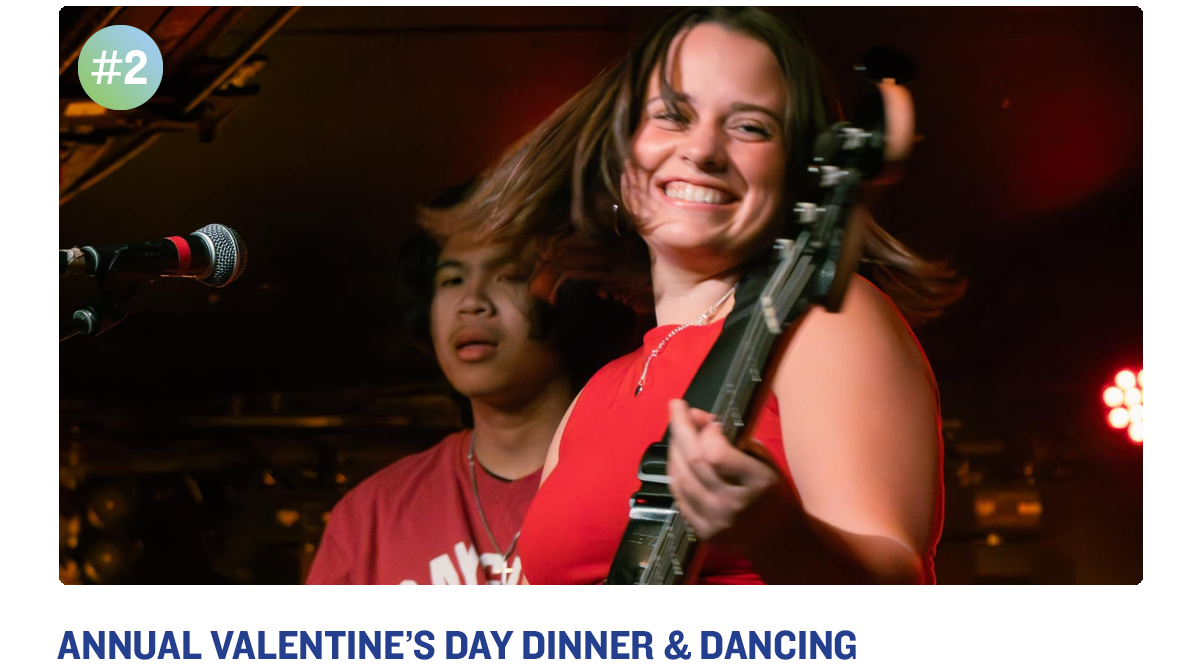Annual Valentine’s Day Dinner & Dancing