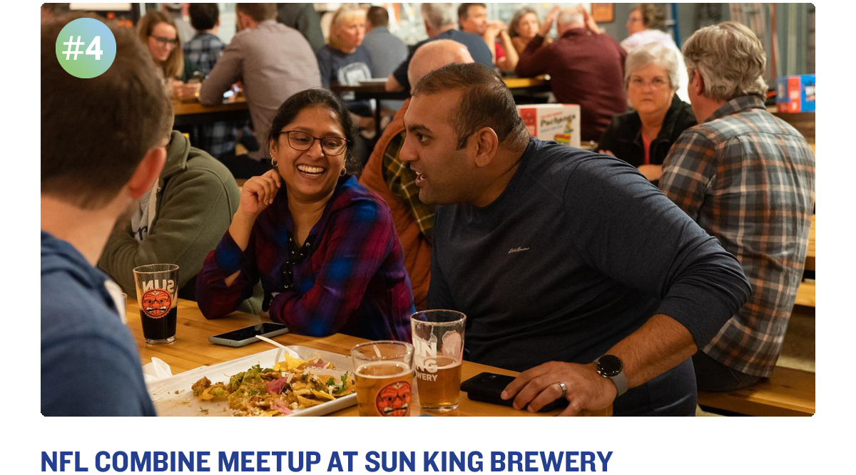 NFL Combine Meetup at Sun King
