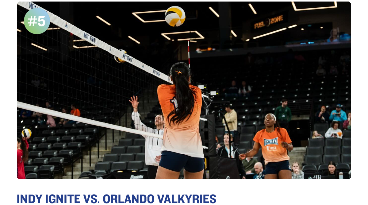 Indy Ignite vs. Orlando Valkyries