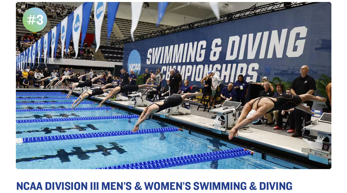 NCAA Division III Men’s & Women’s Swimming & Diving Championships