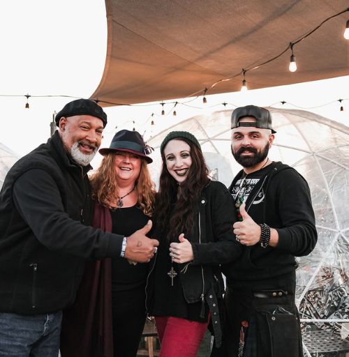 levee igloo group of women