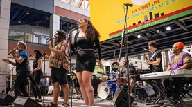 band on stage