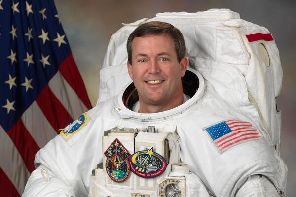 a man in a space suit