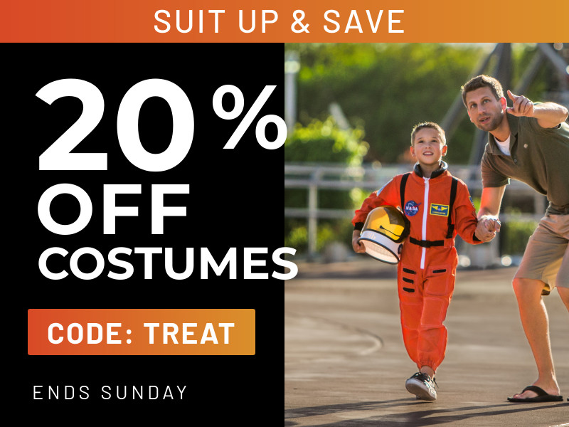 SUIT UP & SAVE | 20% OFF COSTUMES | CODE TREAT | ENDS SUNDAY