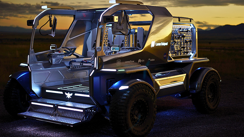 a vehicle with a large body
