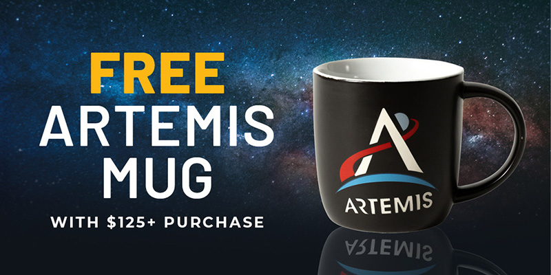 a black mug with white text and a black background