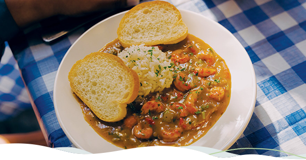 A bowl of etouffee.