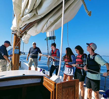 A tour on the Historic Skipjack, Wilma Lee.
