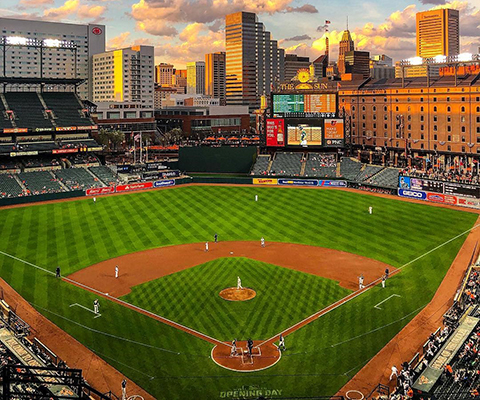 Oriole Park at Camden Yards.