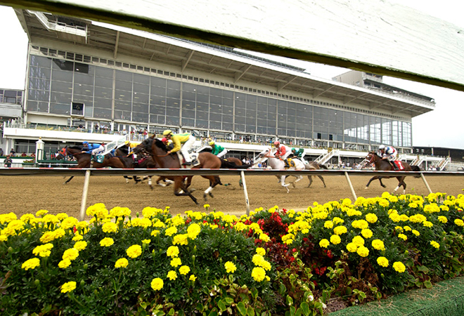 Preakness Stakes Race at Pimlico Race Course.
