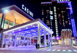 The exterior of Southland Casino & Hotel
