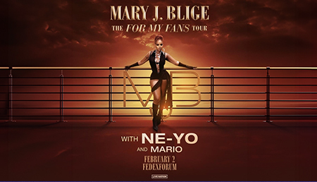 Tour graphic of Mary J. Blige's