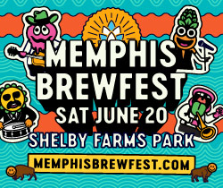A flyer for Memphis Brewfest on Saturday, June 20 at Shelby Farms Park. Learn more at memphisbrewfest.com