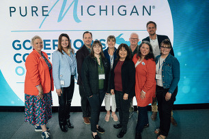 The Travel Michigan Team at the 2025 Pure Michigan Governor's Conference on Tourism.