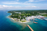 Mackinac Island in Lake Huron.