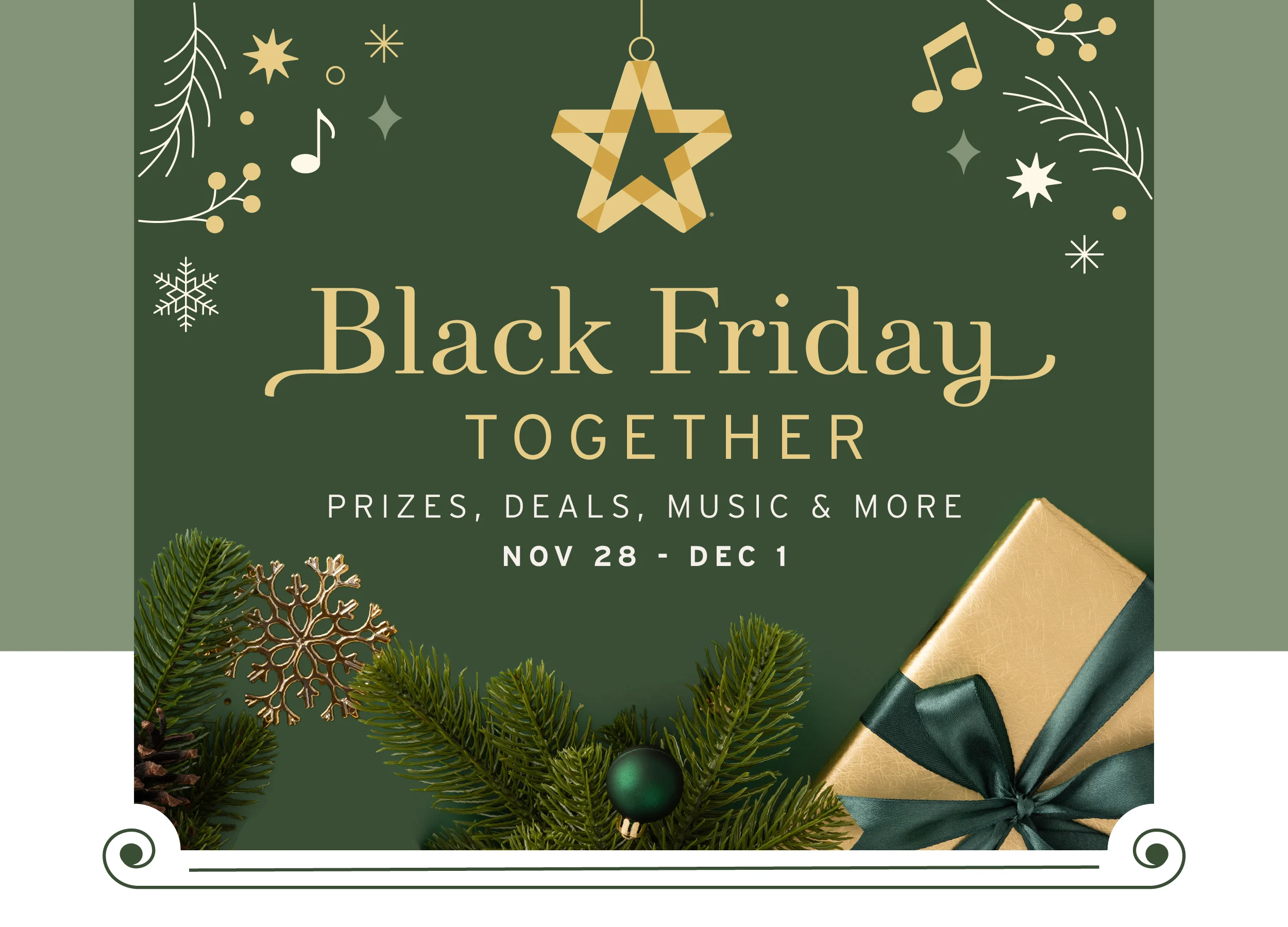 Black Friday Together | Prizes, deals, music & more Nov 28 - Dec 1