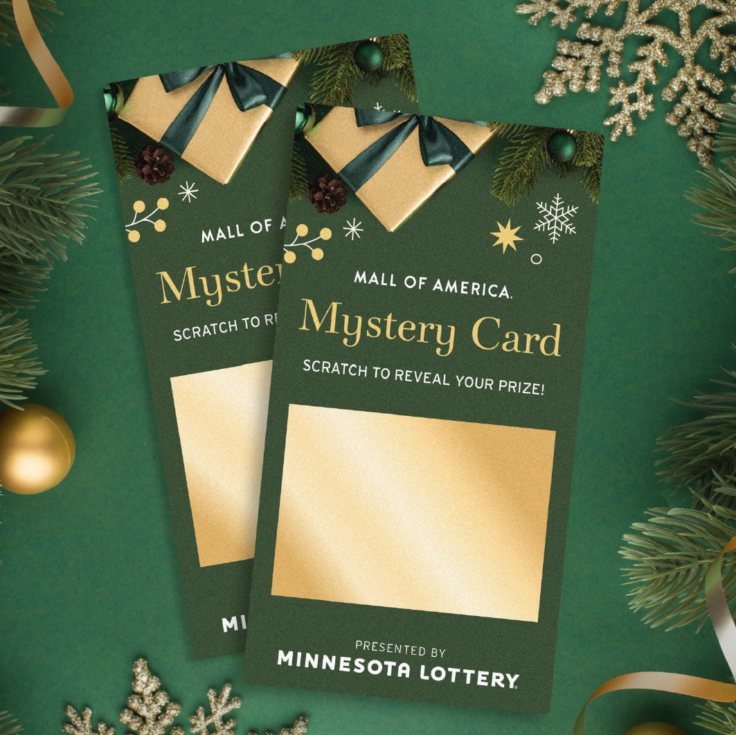 two mystery scratch-off cards