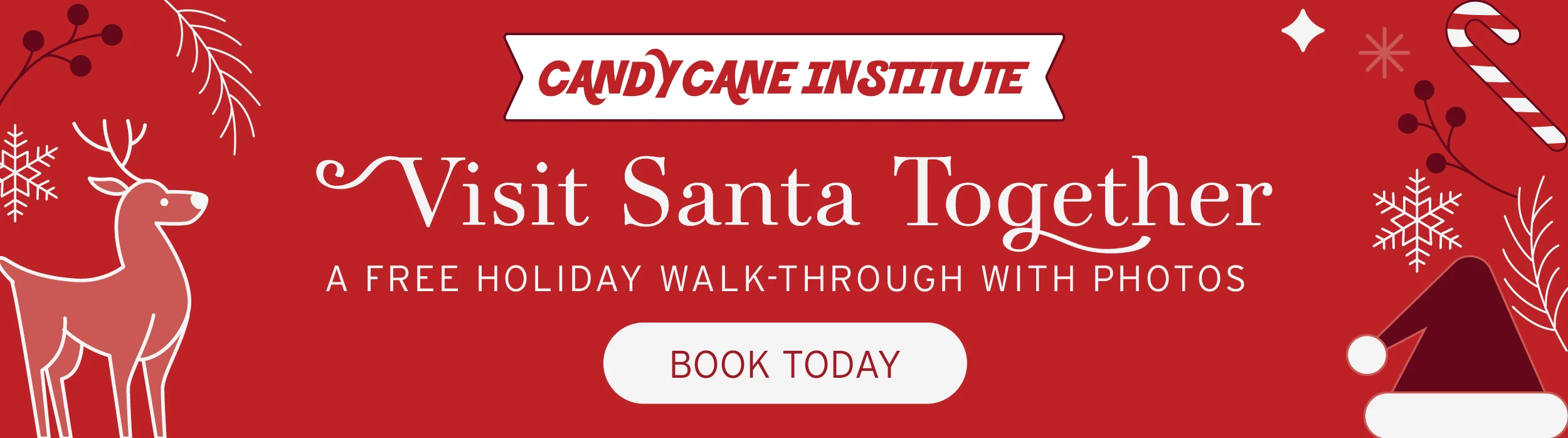 visit santa together | a free holiday walk-through with photos | book today