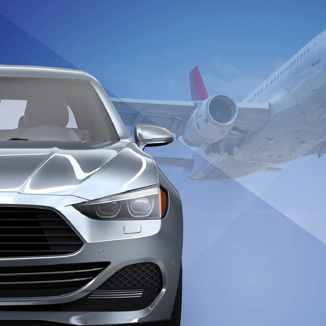 car and plane