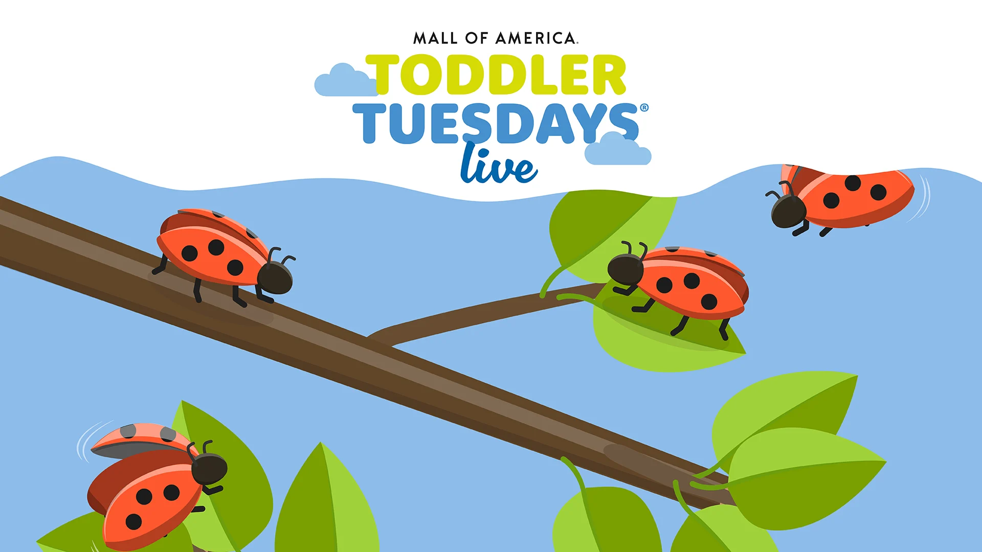 LADY BUGS but they're little cartoons