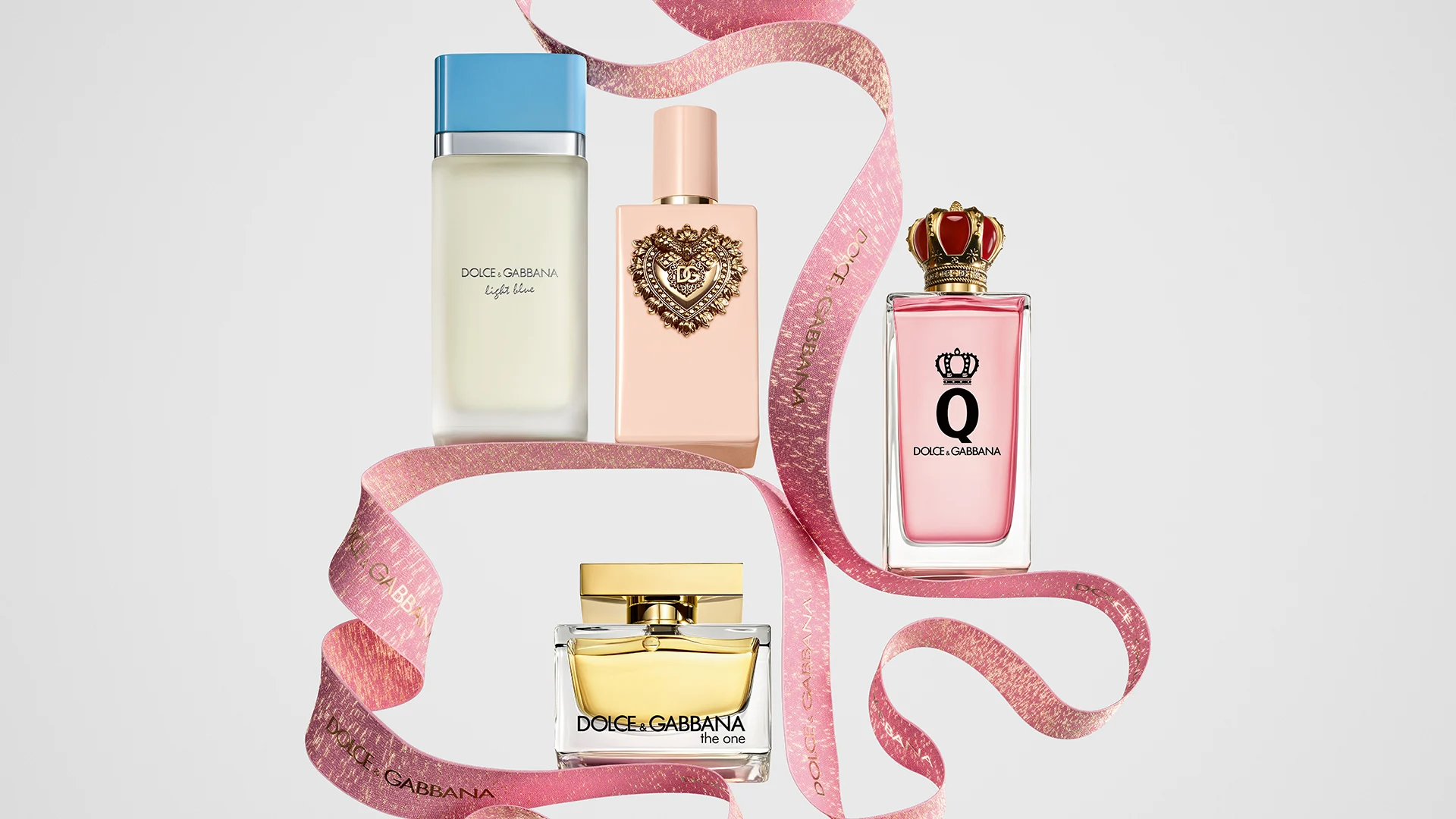 A variety of dolce&gabbana beauty items