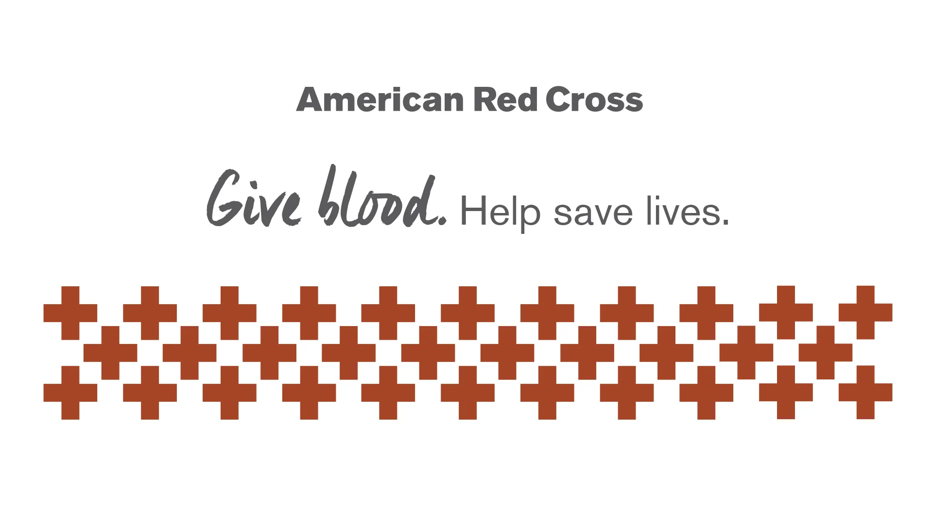 American Red Cross. Give blood, help save lives