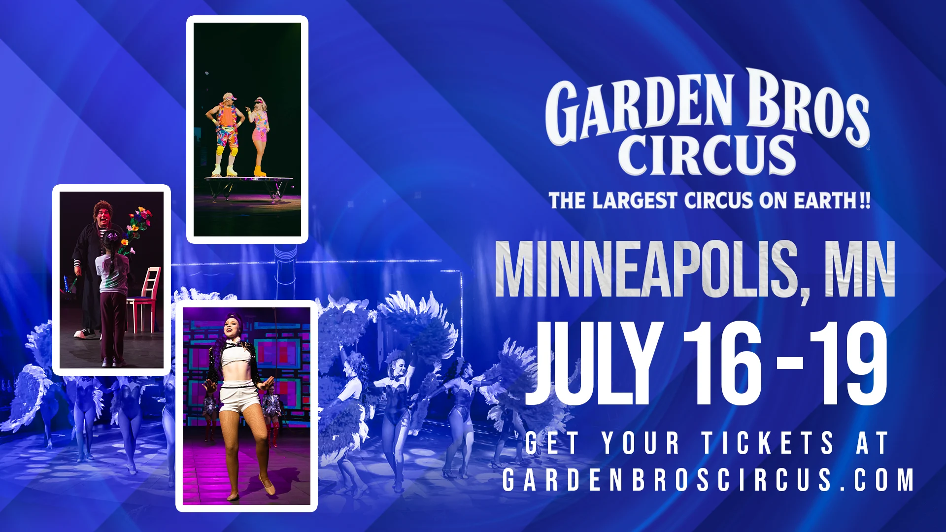 garden bros circus...the largest circus on earth!! can you believe it