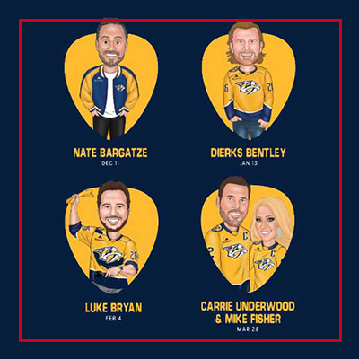 Nashville Predators Theme Nights
