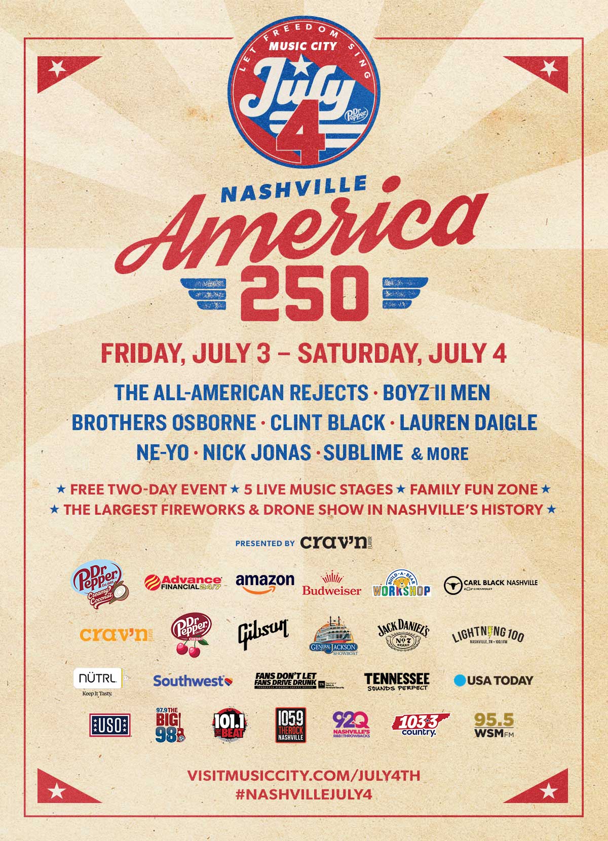 Let Freedom Sing! Music City July 4th 