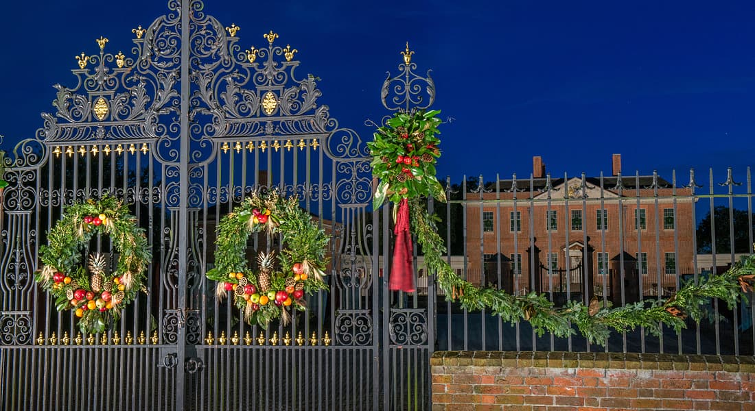 Tryon Palace Gates Holiday Wreaths
