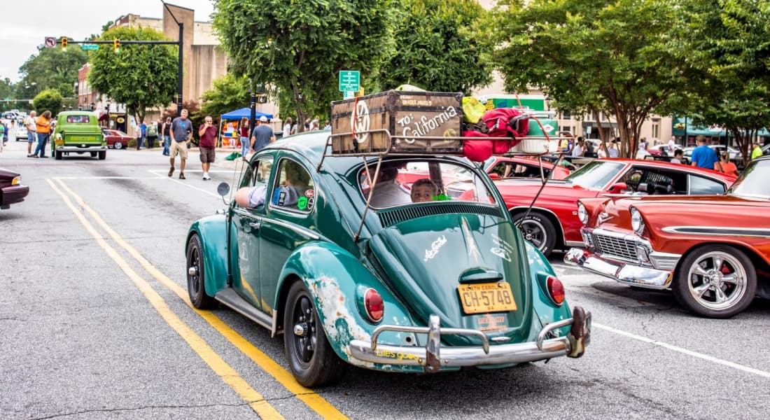 Car show in Lenior, North Carolina