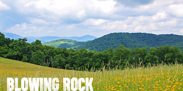 Mountain top views in Blowing Rock, NC.
