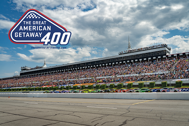 Grandstand at Pocono Raceway
