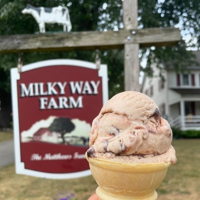 Ice Cream in front of 