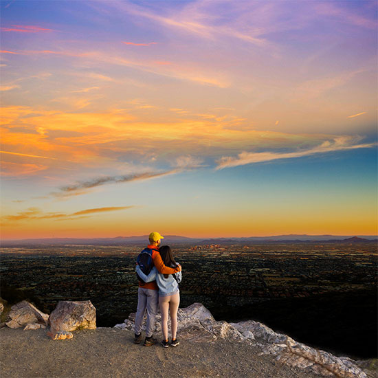 Hiking at South Mountain