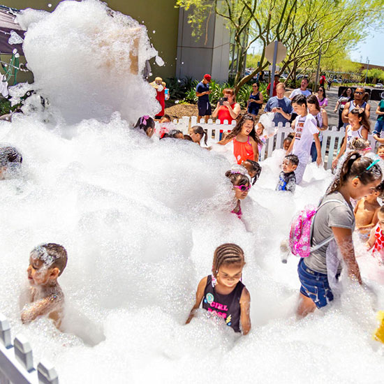 Bubble Bash at Desert Ridge Marketplace
